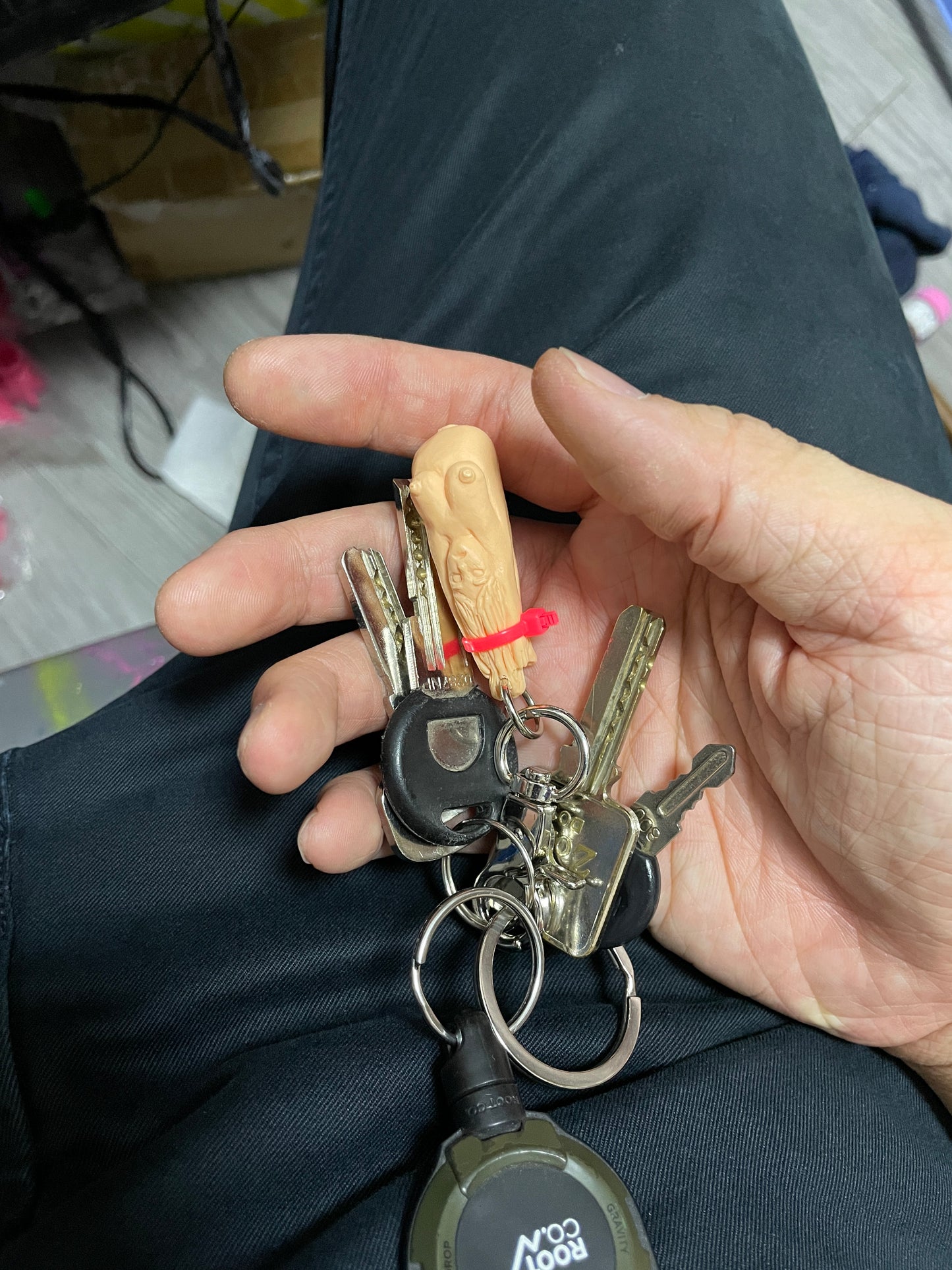 Portable Folded Human Mace